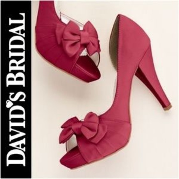 NEW Satin Peep Toe Bow D'Orsay Platform Stiletto - Picture 3 of 9